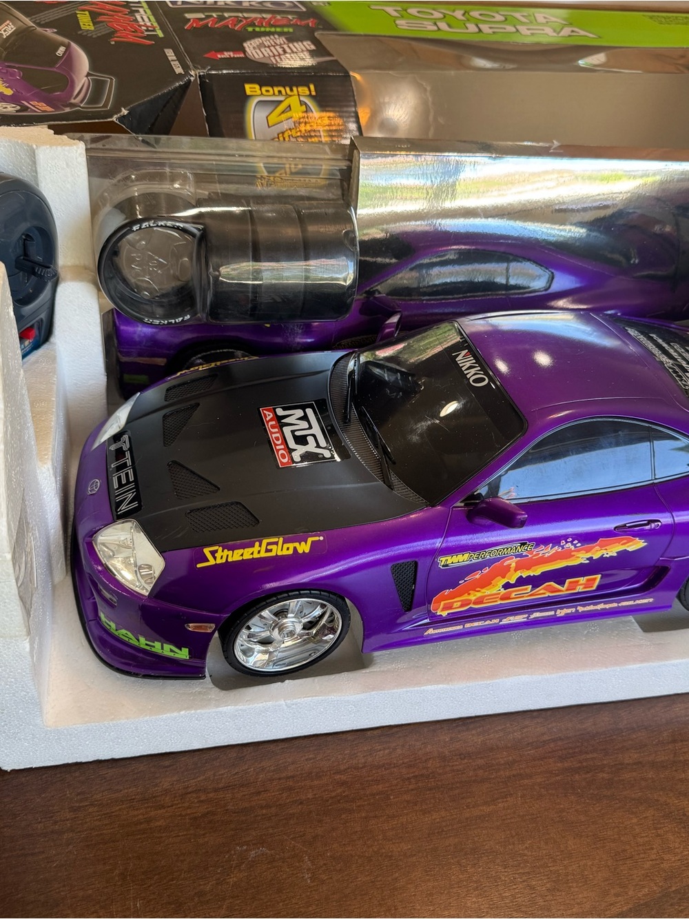 Vintage Nikko Toyota Supra RC Drift Car